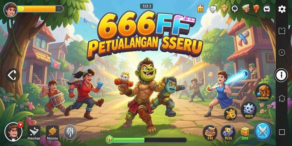 Tampilan gameplay seru dari 666FF yang mengasyikkan.