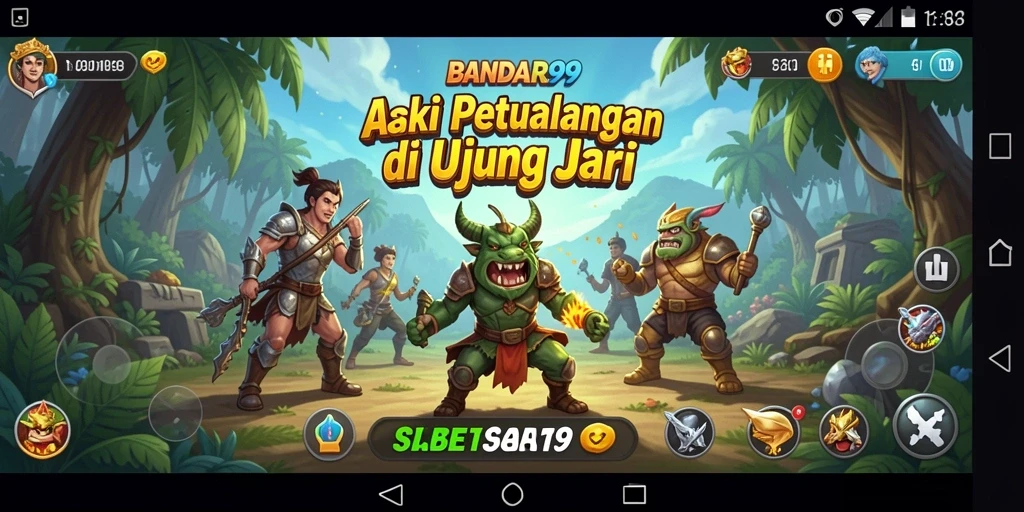 Tampilan gameplay BANDAR99 yang intens dan mendebarkan.