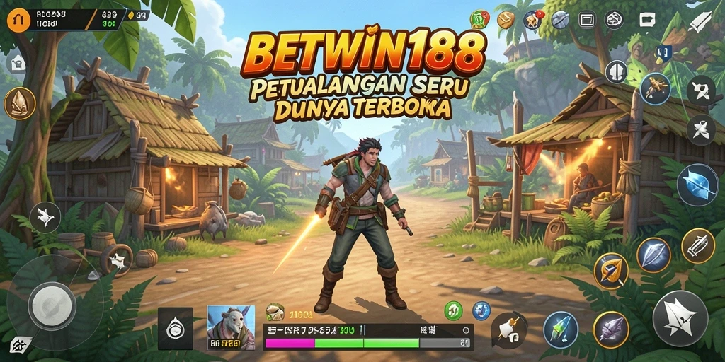 Tangkapan layar gameplay seru BETWIN188 di dunia terbuka.