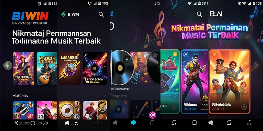 Tampilan gameplay <strong>BIWIN</strong> yang menampilkan interaksi musik yang seru.