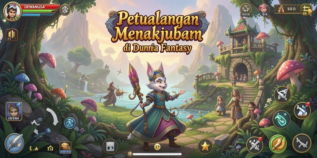 Screenshot DEWANUSA menampilkan aksi seru dalam petualangan.