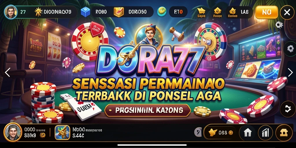Tampilan gameplay DORA77 yang menegangkan dan mengasyikkan.