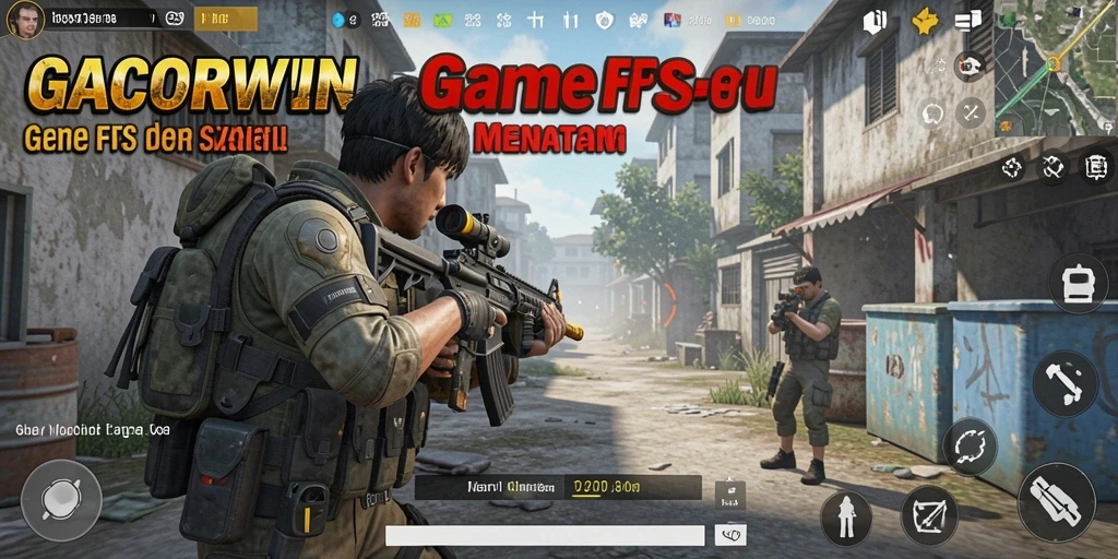 Screenshot GACORWIN menampilkan aksi seru gameplay FPS.
