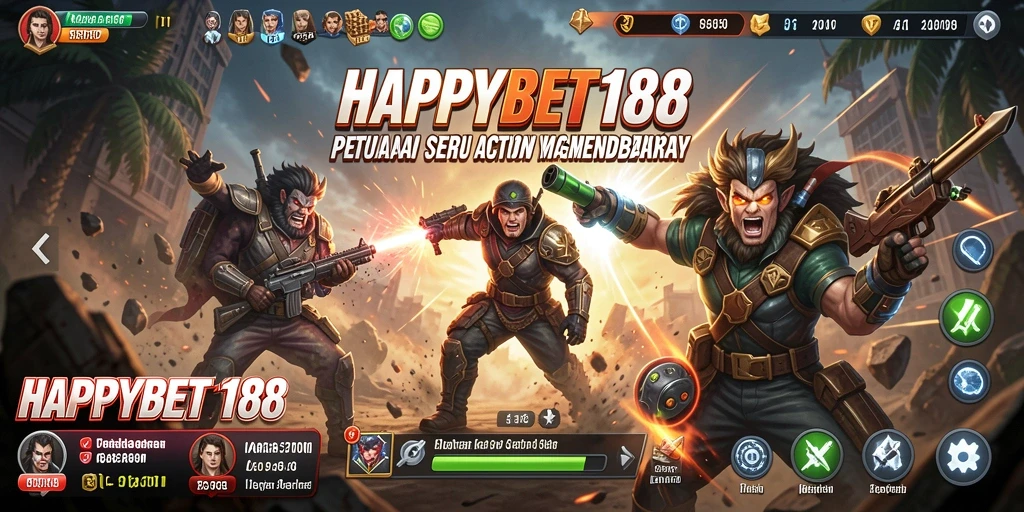 Tangkapan layar utama dari gameplay mendebarkan HAPPYBET188.
