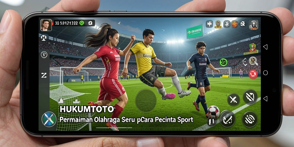 Gameplay seru HUKUMTOTO menampilkan persaingan olahraga nyata.