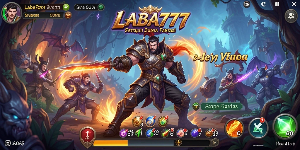 Screenshot LABA777 menampilkan aksi seru dalam gameplay ARPG.