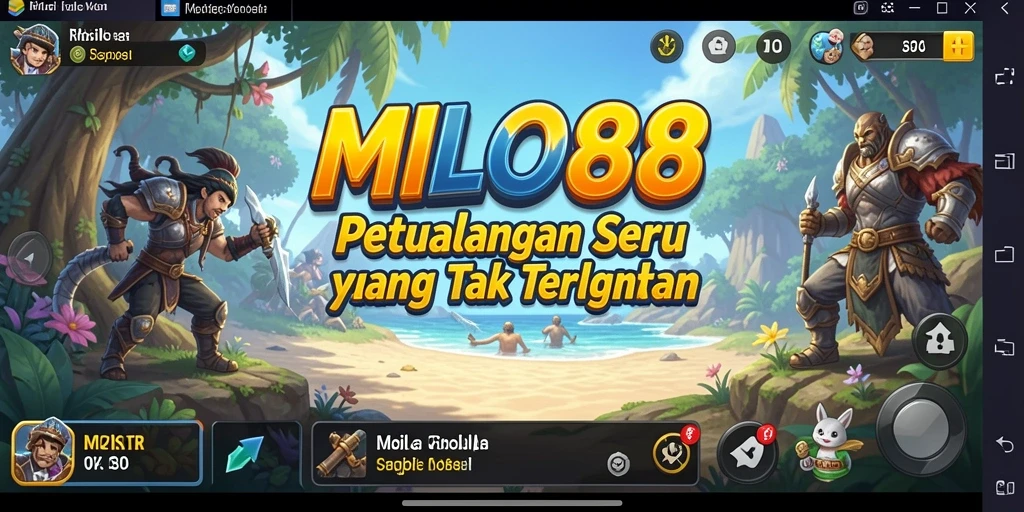 Tangkapan layar gameplay menarik dari petualangan di MILO88.