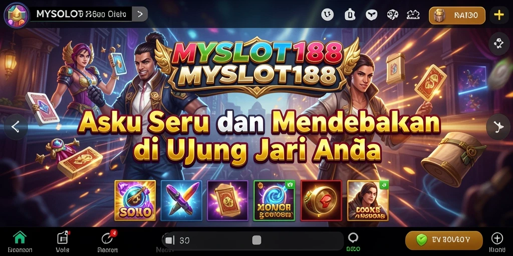 Tangkapan layar gameplay MYSLOT188 yang mendebarkan dengan aksi seru.