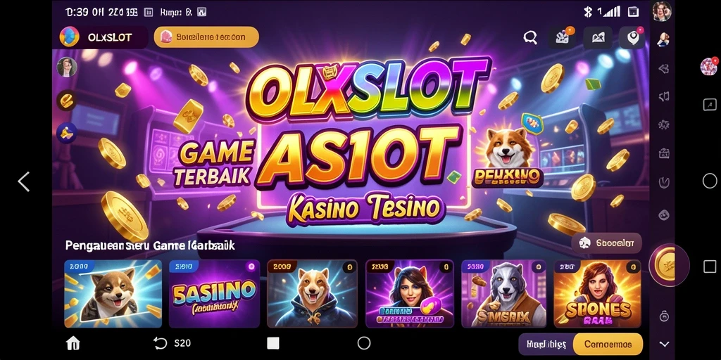 Tangkapan layar OLXSLOT menampilkan gameplay slot yang mengasyikkan dan interaktif.
