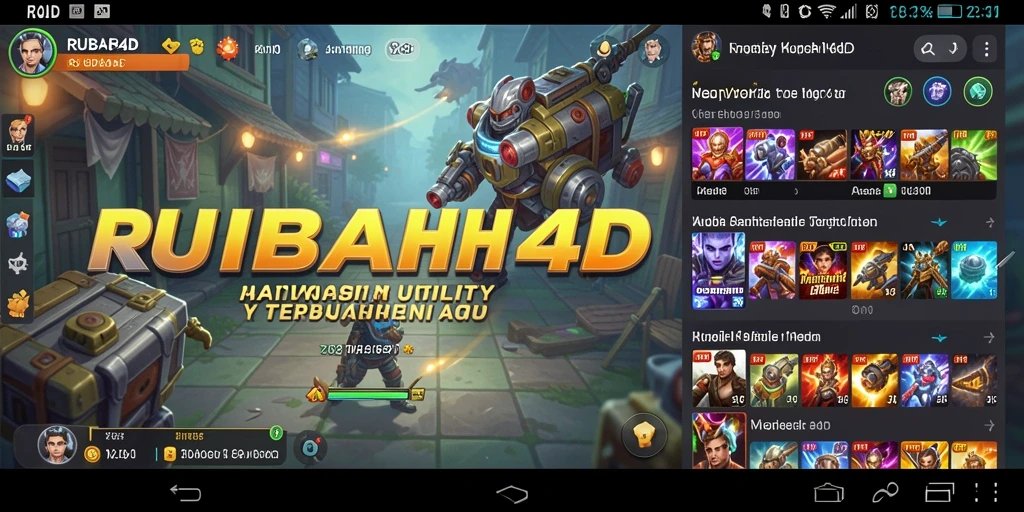 Screenshot utama RUBAH4D menampilkan antarmuka aplikasi Utility yang intuitif.