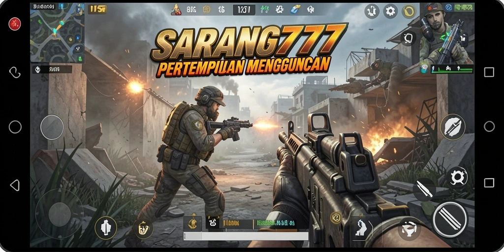 Tampilan gameplay intens di SARANG777 dengan aksi pertempuran yang mendebarkan.