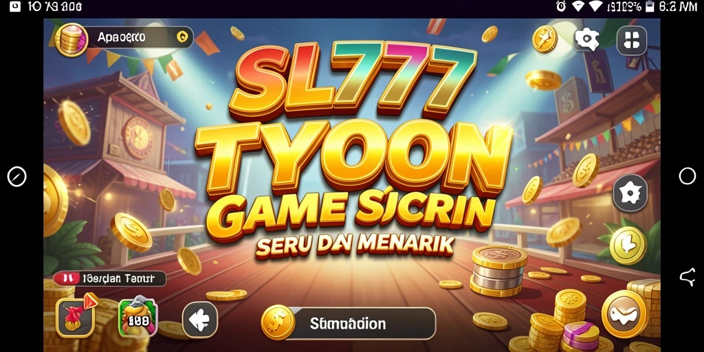 Screenshot gameplay SL777 yang menampilkan elemen Tycoon.