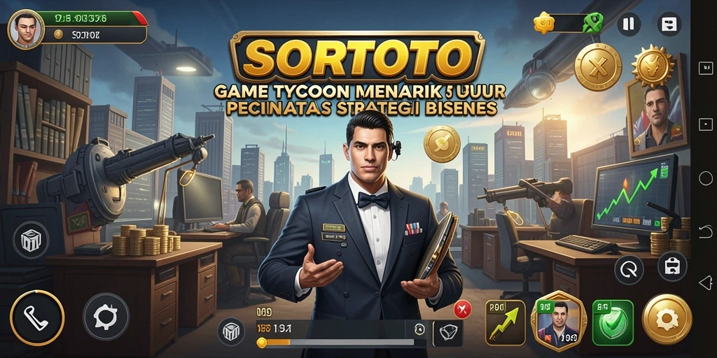 Gameplay <strong>SORTOTO</strong> yang seru dan mendalam dalam membangun bisnis.