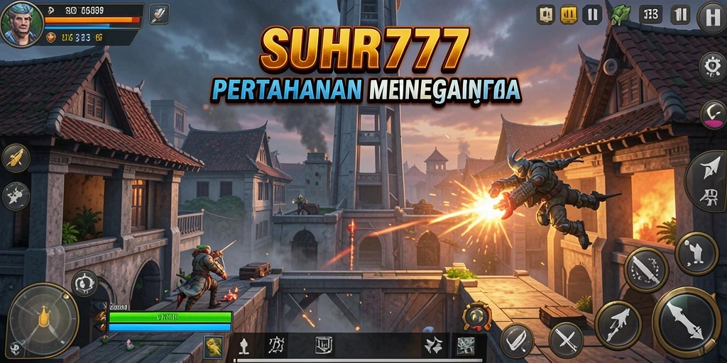Menampilkan aksi pertahanan menara yang intens di SUHU777.