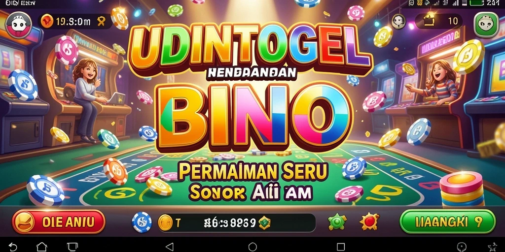 Tampilan seru gameplay Bingo di UDINTOGEL